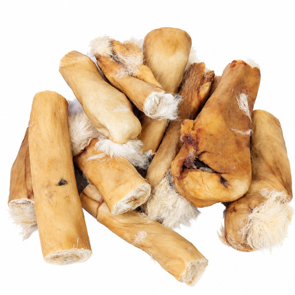 Rabbit Skin Rolls with Fur | Natural Dog Chews