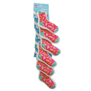 Comfort Plush Banana Design Sock Dog Toy (6-Pack on Clip Strip)