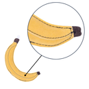 Eco-Friendly Companion: Vegan Leather Banana Dog Chew Toy