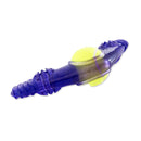 Eco-Friendly TPR Tennis Ball Squeak Boomerang Dog Toy
