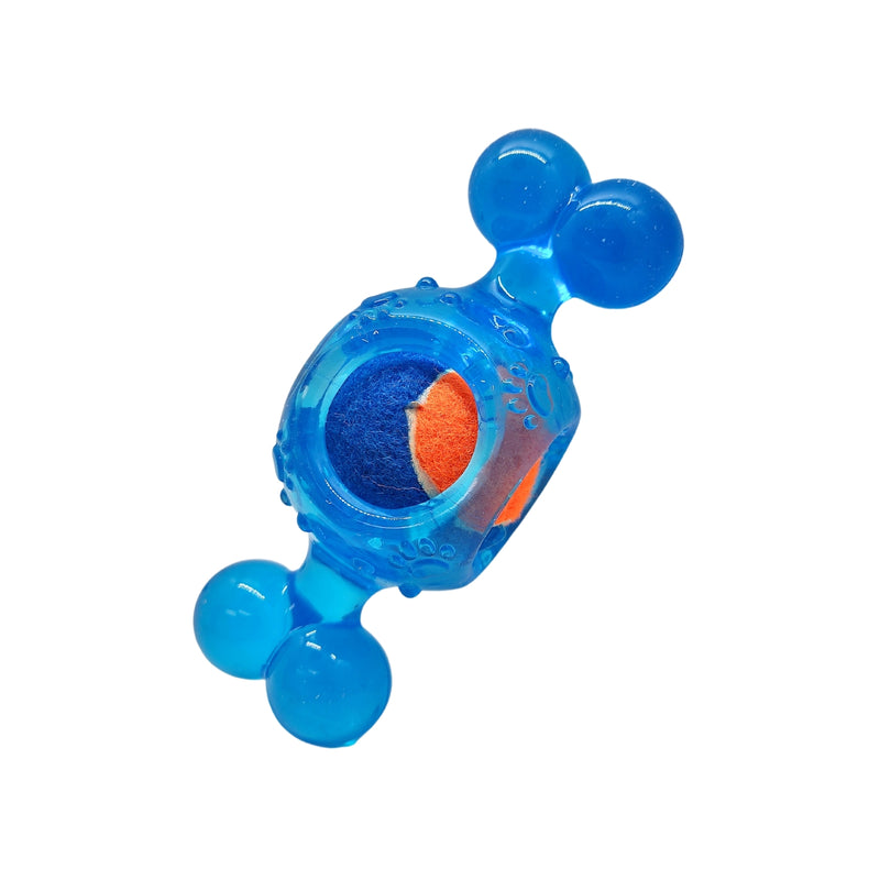 Candy-Inspired TPR Squeaky Tennis Ball Dog Toy