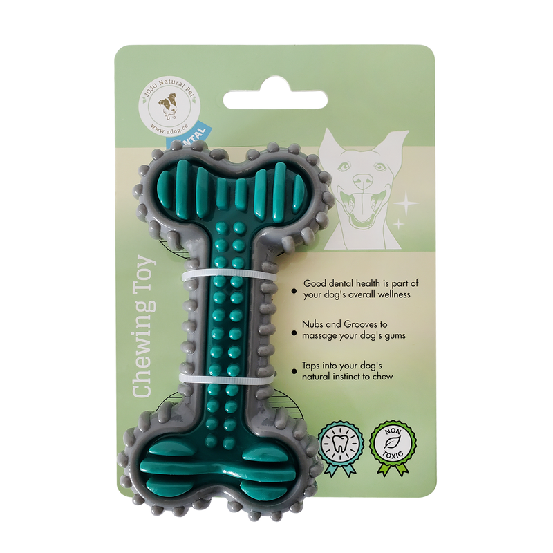 Dental TPR Double Layer Bone - Dog Toy for Light-Medium Chewers