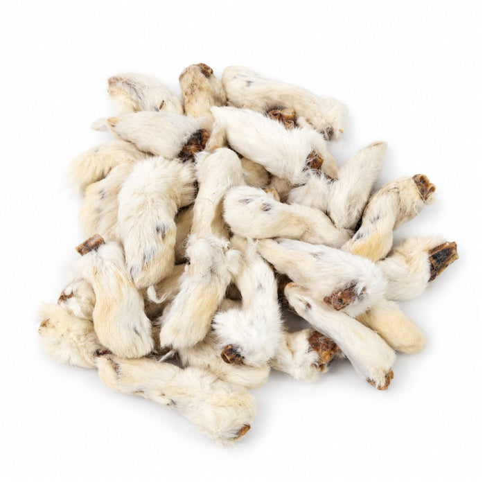 Rabbit Feet (Forward Foot) with Fur | Natural Dog Chews