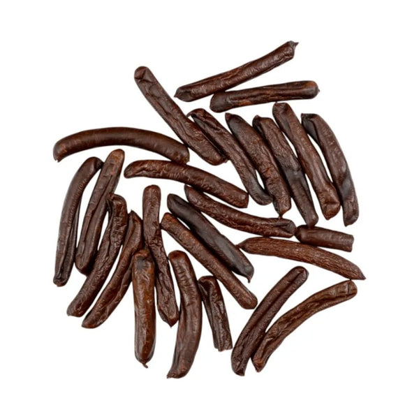 4 to 5 inch chicken sausage dog treats, 25-count natural high-protein chews