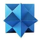 Eco-Friendly Durable Geometric Blue Star TPR Dog Chew Toy
