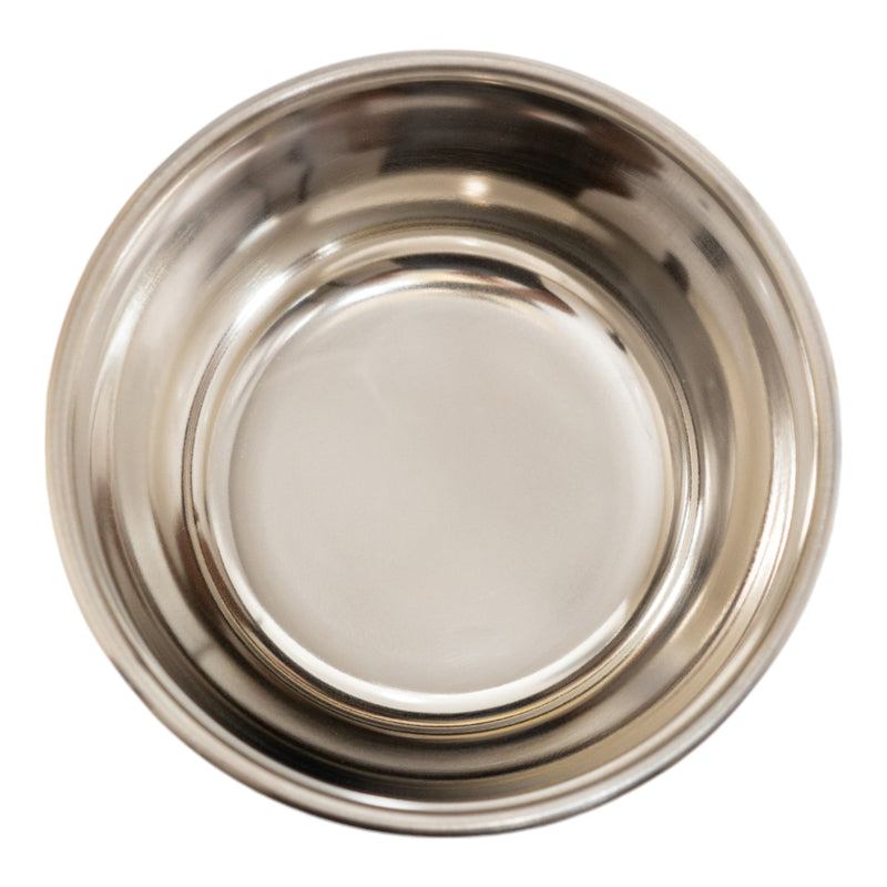 Eco-Friendly Stainless Steel Deep Dog Bowl - Peach Coral