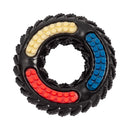 Recyclable TPR Textured Dog Chew Toy - "Tire of Fun"