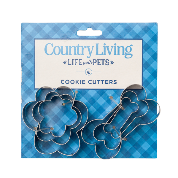 Country Living 6-Piece Stainless Steel Cookie Cutter Set