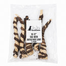 10–12 inch Buffalo Tails with Buffalo Meat Jerky, natural buffalo tail dog chews with meat for dogs