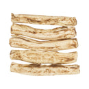 10-inch retriever roll dog chew with peanut butter or meat coating