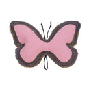 Butterfly-Shaped Canvas & Jute Chew Toy for Dogs (6-pack on Clip Strip)