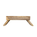 Eco-Friendly Elevated Dog Wood Feeder in Natural Wood Finish