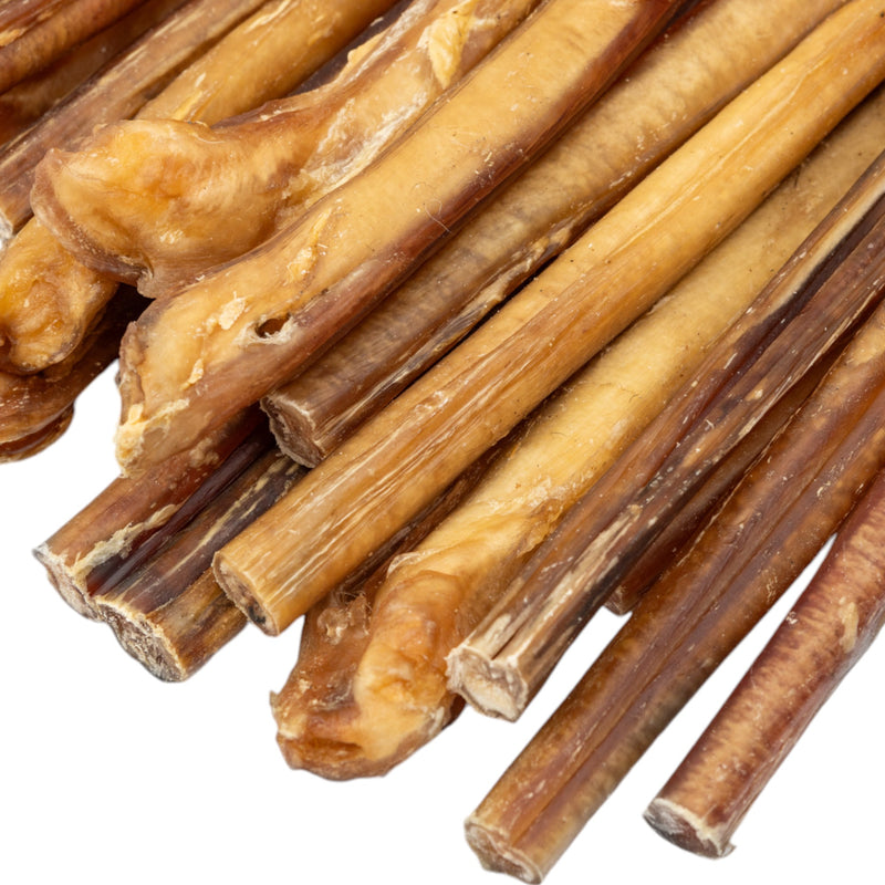 All-Natural Beef Bully Stick Dog Treats - 12" Jumbo (25/Bag)