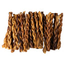 12 inch braided bully sticks dog treats natural long lasting chew 25 count