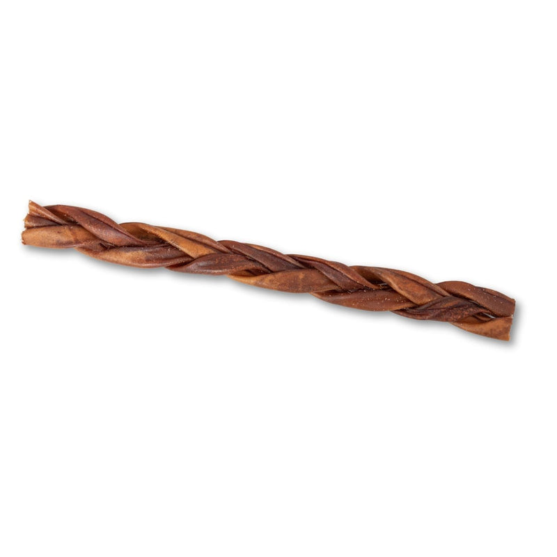 Braided Collagen Stick Dog Treats - 12" Standard (25/case)