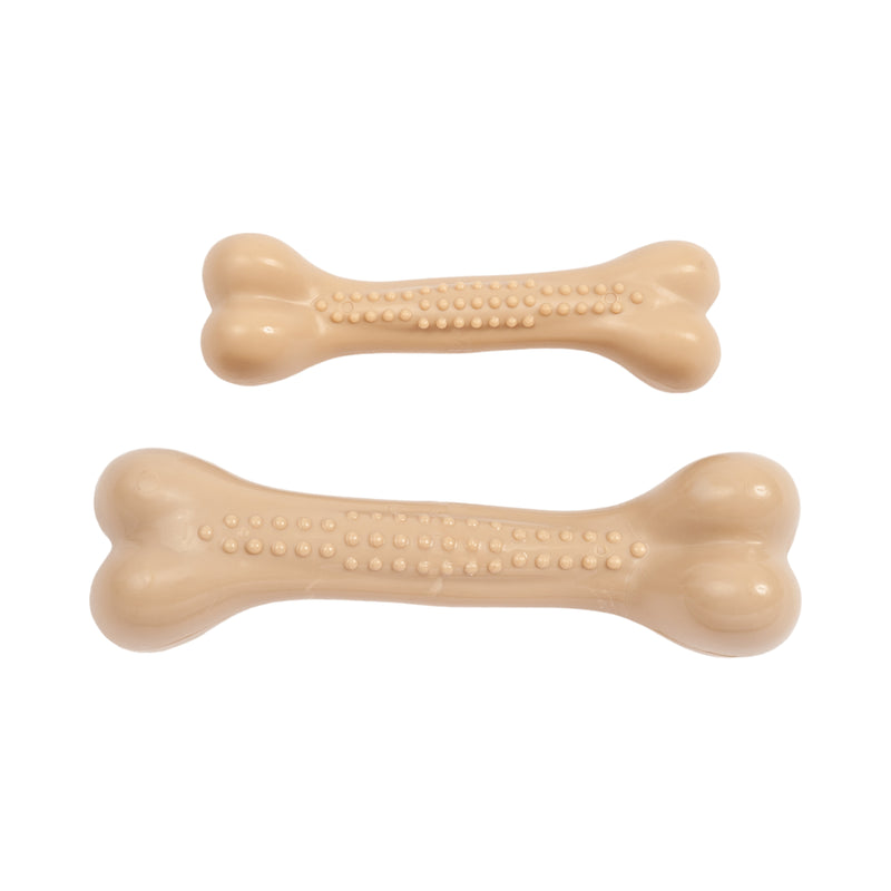 Recyclable Nylon Chew Dog Bone Toy - Chicken Flavored