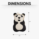 Sustainable Panda-Shaped Canvas & Jute Chew Toy for Dogs