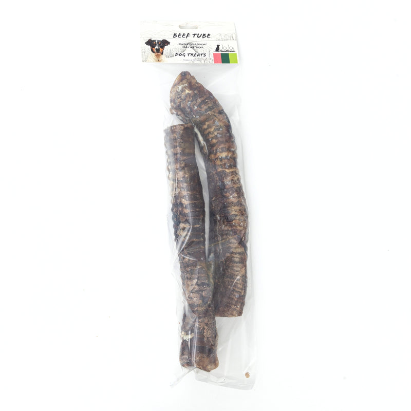 12" Beef Trachea - All Natural Dog Treats - 2 Pieces