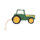 Vegan Leather Green Tractor Eco-Friendly Dog Toy - Non Toxic