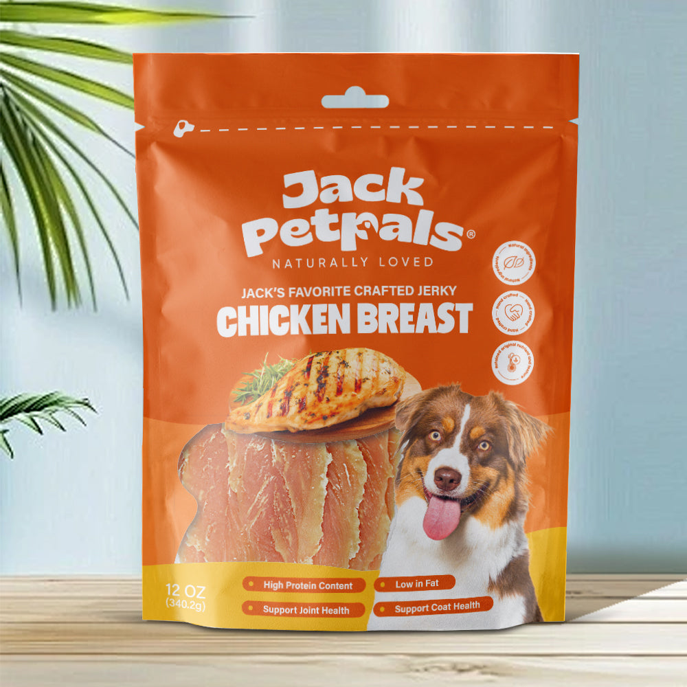 Jack PetPals Jerky Chicken Breast Dog Treats (12oz)