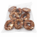 3–4" Chicken-Wrapped Collagen Donuts Natural Dog Chews, chewy collagen rings wrapped in chicken for a flavorful dog treat