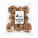 3–4" Chicken-Wrapped Collagen Donuts Natural Dog Chews, chewy collagen rings wrapped in chicken for a flavorful dog treat