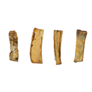 4 to 7 inch beef rib bones for dogs, 25-count natural chew treats