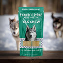 Country Living Natural Yak Cheese Chew Bars for Dogs – Large Size (2 per Bag) – Long-Lasting, High-Protein, Grain-Free Dog Chews – All-Natural, No Preservatives, Gluten-Free – Supports Dental Health