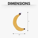 Eco-Friendly Companion: Vegan Leather Banana Dog Chew Toy