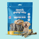 Jack PetPals Codfish Skin Dog Treat Chews (6oz)