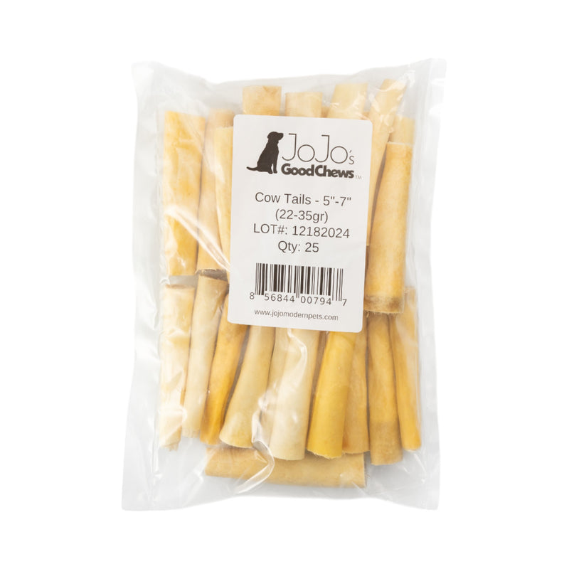 5”–7” Cow Tail Dog Treats – All-Natural, Single Ingredient Chews