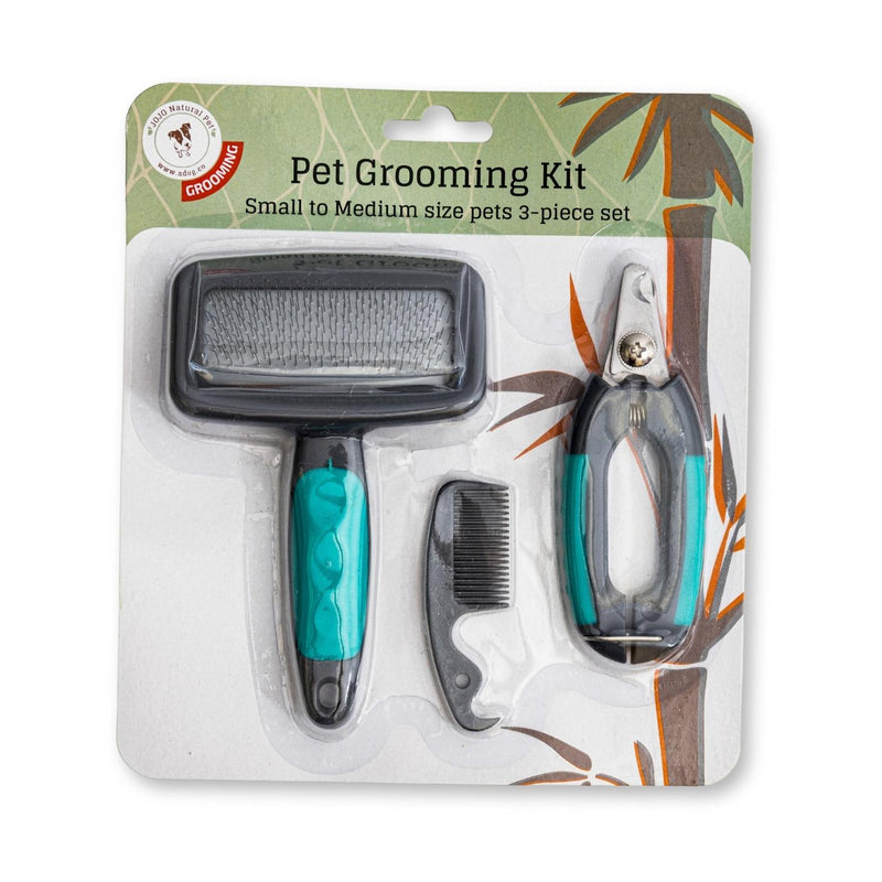 Grooming Perfection: Essential 3-Piece Kit for Dogs and Cats