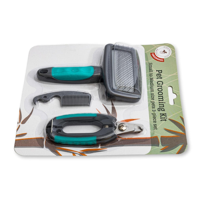 Grooming Perfection: Essential 3-Piece Kit for Dogs and Cats