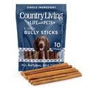 6 inch standard bully sticks made from 100% grass fed beef single ingredient dog chew