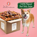 6 inch standard bully sticks made from 100% grass fed beef single ingredient dog chew