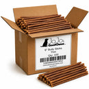 6 inch thin beef bully sticks for dogs 25 count natural dog chews