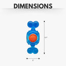 Candy-Inspired TPR Squeaky Tennis Ball Dog Toy (6-Pack on Clip Strip)