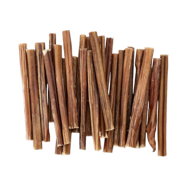 6” Thin Beef Bully Stick Dog Treats – All-Natural, Single Ingredient Chews (Box of 100)
