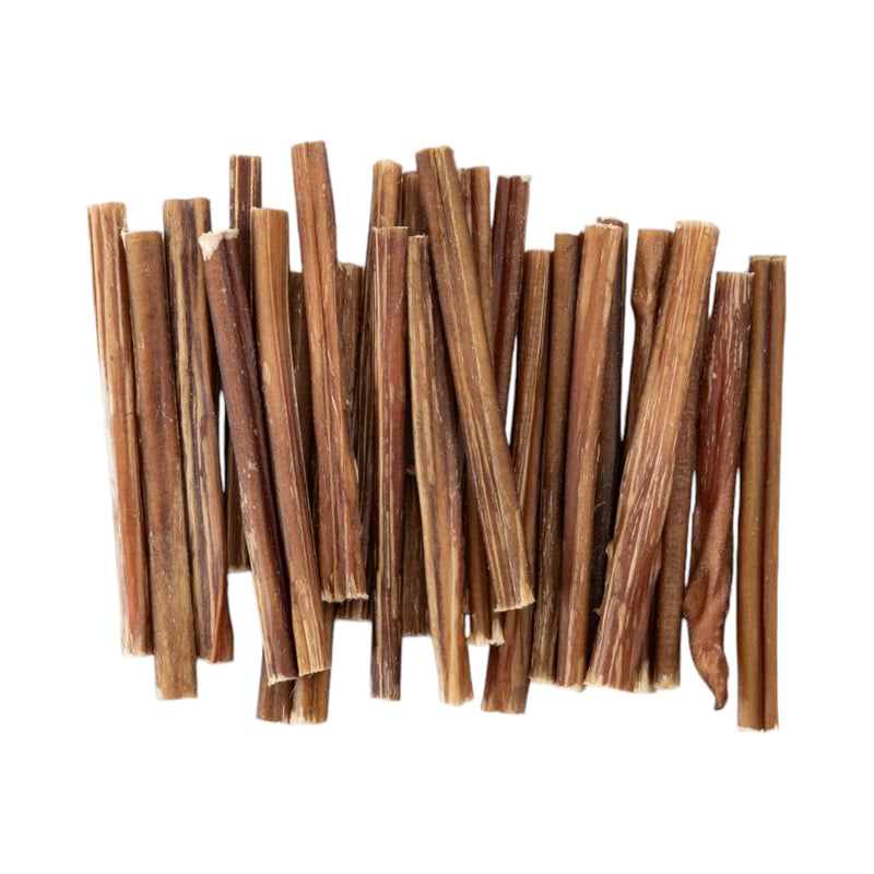 6” Thin Beef Bully Stick Dog Treats – All-Natural, Single Ingredient Chews (Box of 100)