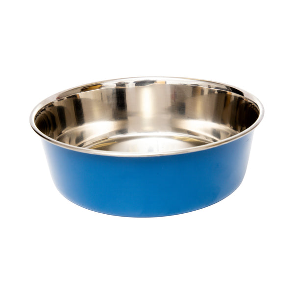 Set of 2 Heavy Gauge Stainless Steel Dog Bowls - Non-Skid, Durable & Rust-Resistant - Perfect for Food & Water