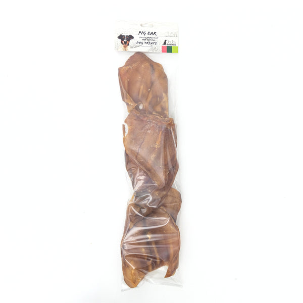 Whole Pig Ears Dog Treats - All Natural Dog Chews - 5 Pack