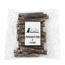 6" Stuffed Water Buffalo Gullet Natural Dog Chews, flavorful stuffed gullet chew with a satisfying texture for dogs