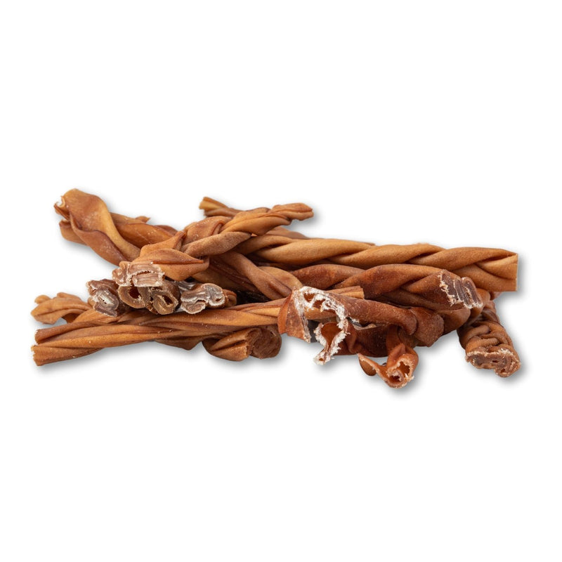 Braided Collagen Stick Dog Treats - 6" Standard (25/case)