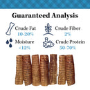 Country Living 6” Beef Trachea Dog Chews – 10 Count Bag – All-Natural, Single-Ingredient, Long-Lasting Dog Treats – High in Protein & Natural Glucosamine – Supports Dental Health