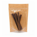 6" Standard Bully Sticks – Private Label | 5-Count Resealable Kraft Bag | Labeled or Unlabeled