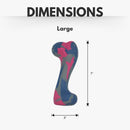 Eco-Friendly Durable Natural Rubber Dog Bone Chew Toy - Large