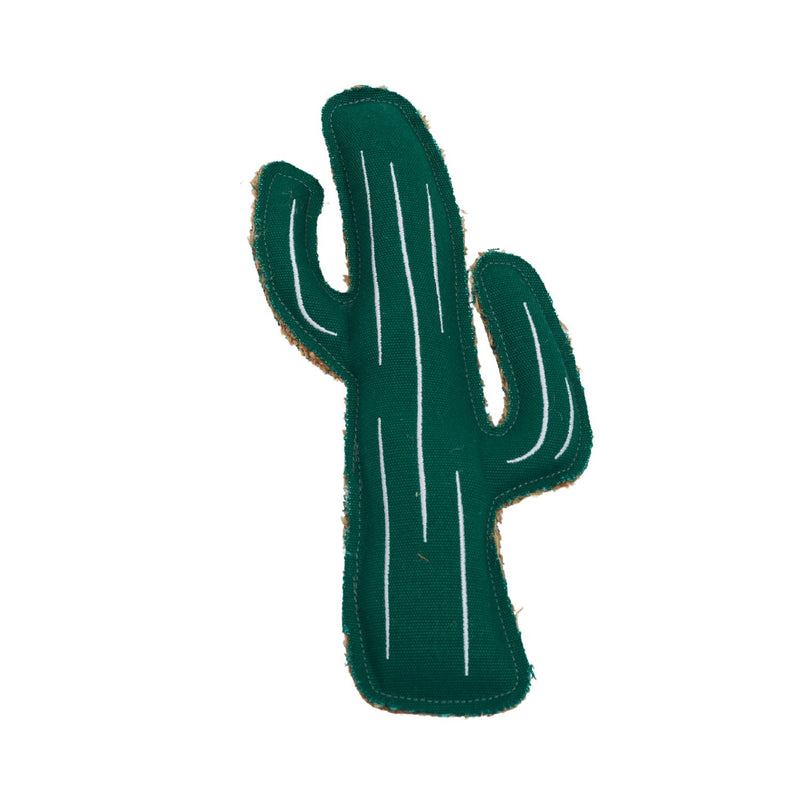 Sustainable Cactus-Shaped Canvas & Jute Chew Toy for Dogs