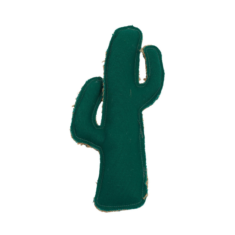 Sustainable Cactus-Shaped Canvas & Jute Chew Toy for Dogs