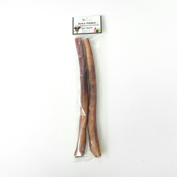 12" Bully Sticks Standard - All Natural Dog Treats - 2 Sticks