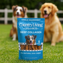 Country Living 6” Braided Collagen Sticks for Dogs – 5 Count Bag – All-Natural, Long-Lasting Dog Chews – High in Protein & Collagen – Rawhide-Free, Grain-Free – Supports Dental Health